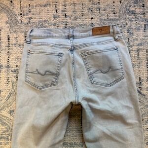 7 For All Mankind Women's Luxe Vintage Josefina BUTTON FLY jeans 28